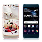 Huawei P10 Lite Skal med dessert motiv - Frukt kaka