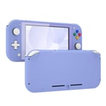 eXtremeRate Soft Touch Light Violet DIY Replacement Shell for Nintendo Switch Lite, NSL Handheld Controller Housing w/Screen Protector, Custom Case Cover for Nintendo Switch Lite