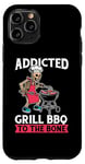 Coque pour iPhone 11 Pro Grill Squelette Bbq - Viande Grille Barbecue