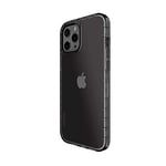 SKECH Echo Case Apple iPhone 12 Pro Max (6.7 Inch) Case [Antibacterial Surface, Drop Protection up to 3.1 Metres, Wireless Charging Compatible, Camera & Screen Protector] Onyx (Black Transparent)