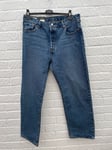 BNWT Levis New 501 Jeans 80's Style Mid Rise Size Large (34 x 30)