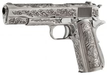 WE 1911 Chrome - Etched Special Edition GBB