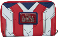 Loungefly Marvel Falcon Captain America Cosplay Zip Around Wallet (MVWA0161)