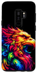 Coque pour Galaxy S9+ Illustration animale griffin cool esprit tie-dye art