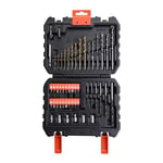 Black + Decker A7188 Drill and Screwdriver Bit Set 50-Piece