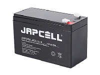 Japcell AGM-batteri 12V - JCL12-9, 9,0Ah 4,8mm terminaler blybatteri