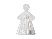 Sirius - Alberte Ängel Klar/Vit - 14 Cm