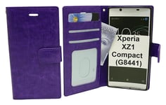 Crazy Horse Wallet Sony Xperia XZ1 Compact (G8441) (Lila)