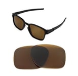NEW POLARIZED BRONZE REPLACEMENT LENS FOR OAKLEY SQUARE LATCH SUNGLASSES