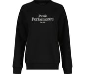Original Crew W tröja Dam BLACK/OFFWHITE/ XL