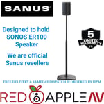 Sanus WSSE1A1 Height-Adjustable Speaker Stand for Sonos Era 100™ Black Single