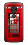 Classic British Red Telephone Box Case Cover For Motorola Moto G7 Play
