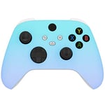 eXtremeRate Replacement Shell for Xbox Series X & S Controller - Personalized Upgrade - Gradient Blue Violet Custom Case Faceplate Cover for Xbox Core Wireless Controller [Controller NOT Included]