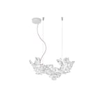 SLAMP Hanami Taklampe Liten Transparent/ Rød Ledning