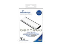 Mediarange Mr1103 - Ssd - 960 Gb - Extern (Portabel) - Usb 3.2 Gen 2 (Usb-C Kontakt) - Silver
