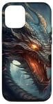 Coque pour iPhone 13 Fantasy Dragon Esthétique Lightning
