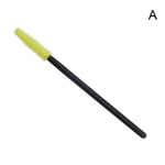 Hmq Disposable Silicone Gel Eyelash Brush Comb Mascara Wands Eye Tower-shaped Black Pole Rose
