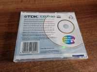 TDK CD-R80 CD-R Recordable Ink Jet Printable 48X 700MB / 80 Mins NEW & SEALED  