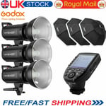 Godox 3* SK400II Strobe Flash + Xpro-S Wireless Trigger 3* 95CM Softbox For Sony