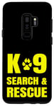 Galaxy S9+ K-9 Search And Rescue Dog Handler Trainer SAR K9 FRONT PRINT Case