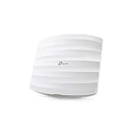 TP-Link EAP115(UK) N300 Wireless Ceiling Mount Access Point, Support PoE 802.3af