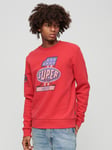 Superdry Stars & Stripes Graphic Crew Sweatshirt