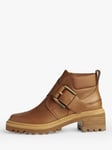 See By Chloé Willow Buckle Detail Chunky Sole Boots, Tan