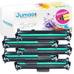 5 Tambours d'impressions type Jumao compatibles pour HP LaserJet Pro M102a, Noir
