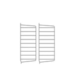 String - Väggavel 50x20cm 2-pack mörkgrå - Grå - Metall