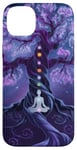 Chakra Méditation Arbre Nature Univers Éléments Coque pour iPhone 14 Plus