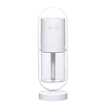 CJJ-DZ Mini Humidifier,Cold Mist Humidifier, Essential Oil Diffuser,Portable Aromatherapy 200 Ml (with Night Light),humidifiers for bedroom (Color : White)