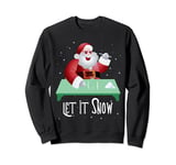 Cocaine Snorting Santa Gift Christmas Sweater Sweatshirt