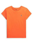 Ralph Lauren Girls Classic Short Sleeve T-Shirt - Light Orange, Light Orange, Size Age: 3 Years, Women