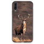 Coque pour Wiko View 4 chasse chevreuil Blanc