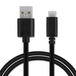 Câble Data pour Razer Phone / Phone 2 - 1m, 3A Câble USB, noir