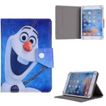 Disney Heroes Cartoon Character Kids Tablet Case For ~ Apple iPad 8th Generation 2020 10.2" inch Cover (Olaf)