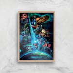 Transformers Earthrise A2 Giclee Art Print - A2 - Wooden Frame
