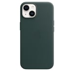 Apple iPhone 14 Plus Leather Case with MagSafe - Forest Green Made with High Quality & Supple Leather
