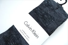 CALVIN KLEIN Black Melange Combed Cotton Cushioned SOCKS UK 6-11 , 40-46, CK2