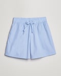 Tekla Poplin Pyjama Shorts Light Blue