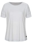 super.natural T-Shirt Confortable en Laine mérinos pour Femme W ISLA Tee Taille XS Gris Clair chiné
