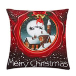 Christmas Pillowcase Cushion Cover Sofa Accessories Style 9