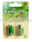 2 x CR2 Batteries Lithium 3v Camera Photo DLCR2 ELCR2 KCR2 Eunicell Battery UK