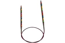 KnitPro KP21391 150 cm x 10 mm Symfonie Fixed Circular Needles, Multi-Color