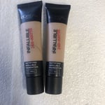 L'Oreal Paris Infallible 24H Matte Foundation Vanilla 11 - 35ml X2