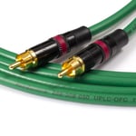 SPDIF Digital Audio Video Coaxial Cable. RCA to RCA. Van Damme 75ohm Coax RED