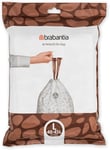 Brabantia 138645 PerfectFit Bin Liners Size L/40-45 Litre Thick Plastic Trash 40