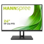 Hannspree HP246PFB - Écran LED - 24" - 1920 x 1200 Full HD (1080p) @ 60 Hz - ADS-IPS - 250 cd/m² - 1000:1 - 5 ms - HDMI, VGA, DisplayPort - haut-parleurs