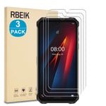 [3 Pack] RBEIK for Ulefone Armor 8 Screen Protector, HD Anti-Fingerprints Scratch Resistance Bubble Free 9H Hardness Tempered Glass for Ulefone Armor 8