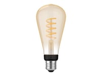 Philips Hue White ambiance LED filament light bulb shape:ST72 clear finish E27 7